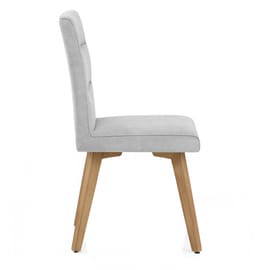 Hadley Dining Chair Grey Velvet