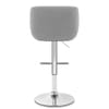 Dakota Bar Stool Grey Velvet