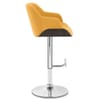 Dakota Bar Stool Mustard Velvet