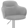 Vista Bar Stool Grey Velvet