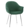 Flare Dining Chair Green Velvet