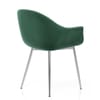 Flare Dining Chair Green Velvet