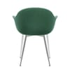 Flare Dining Chair Green Velvet