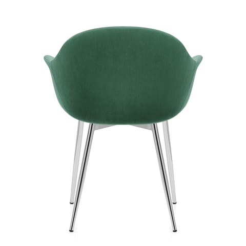 Flare Dining Chair Green Velvet