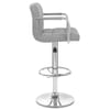 Maze Bar Stool Grey Fabric