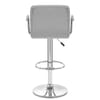 Maze Bar Stool Grey Fabric
