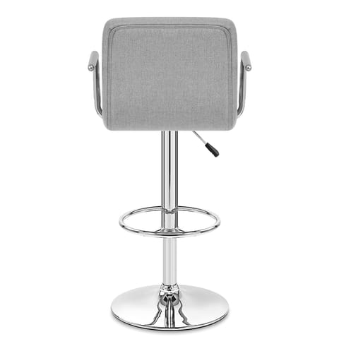 Maze Bar Stool Grey Fabric