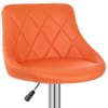 Stitch Bar Stool Orange