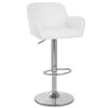 Berlin Brushed Bar Stool White