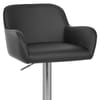 Berlin Brushed Bar Stool Black