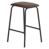 Sasha Real Leather Stool Brown