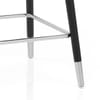 Glam Bar Stool Grey Velvet