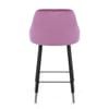 Glam Bar Stool Purple Velvet