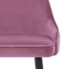 Glam Bar Stool Purple Velvet