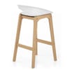 Crew Wooden Bar Stool White