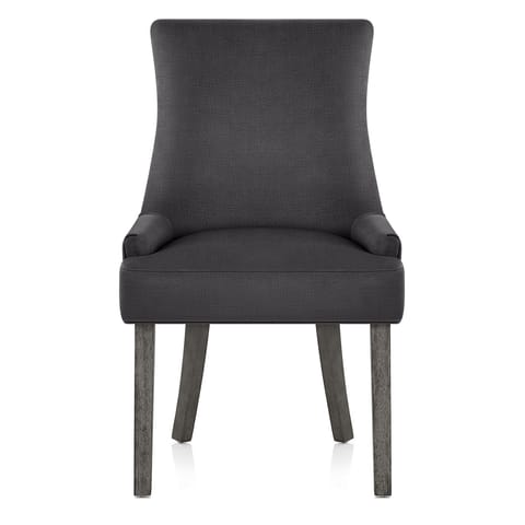 Richmond Grey Oak Chair Charcoal Fabric