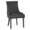 Richmond Grey Oak Chair Charcoal Fabric