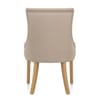 Richmond Oak Dining Chair Beige Fabric