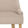 Richmond Oak Dining Chair Beige Fabric