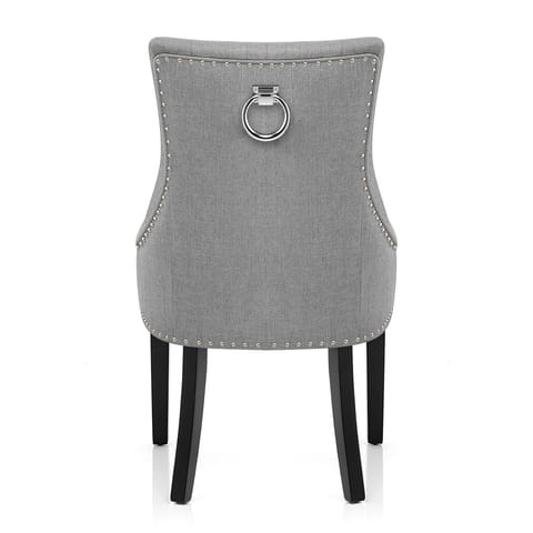 Ascot Dining Chair Grey Fabric