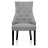 Ascot Dining Chair Grey Fabric