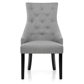 Ascot Dining Chair Grey Fabric