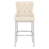 Grange Bar Stool Cream Leather