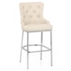 Grange Bar Stool Cream Leather