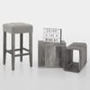 Dove Bar Stool Grey Velvet