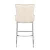 Grange Bar Stool Cream Leather