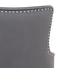 Grange Bar Stool Grey Velvet