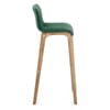 Colt Oak Stool Green Velvet