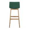 Colt Oak Stool Green Velvet