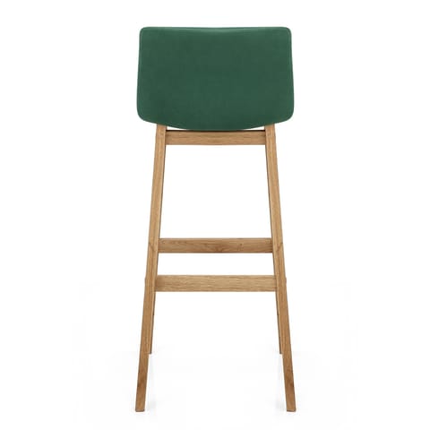 Colt Oak Stool Green Velvet
