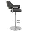 Skyline Brushed Bar Stool Black