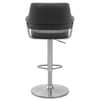 Skyline Brushed Bar Stool Black
