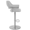 Skyline Brushed Bar Stool Grey