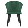 Scroll Dining Chair Green Velvet