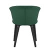 Scroll Dining Chair Green Velvet