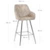 Mason Bar Stool Cream