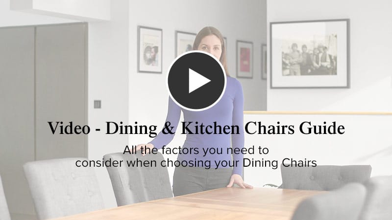 Dining Chair Advice Video