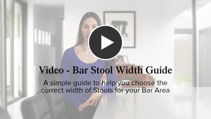 Bar Stool Width Guide Video