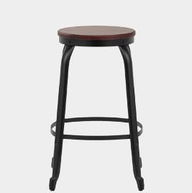 Amp Bar Stool Black
