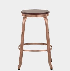 Amp Bar Stool Copper