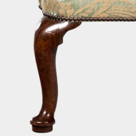 Slender Cabriole Leg With Pad Foot