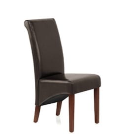Carlo Chair Brown Leather