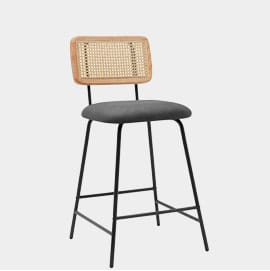 Cassis Bar Stool Charcoal