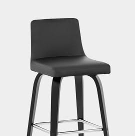 Charlotte Kitchen Stool Black