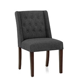 Chatsworth Walnut Dining Chair Charcoal
