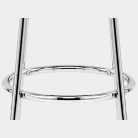 Chrome Frame And Circular Footrest